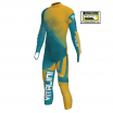Combinaison WARM Orange/Petrol avec protections EB/VP56-OP